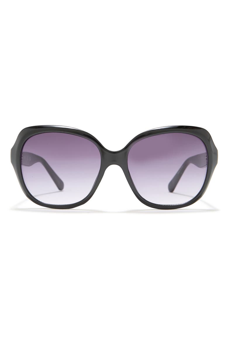 Reaction Kenneth Cole 56mm Butterfly Sunglasses, Main, color, 