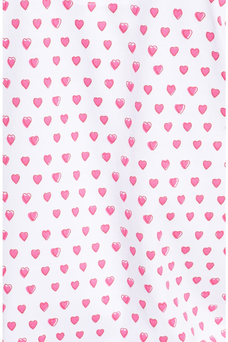 Heart Short Pajamas, Alternate, color, PINK