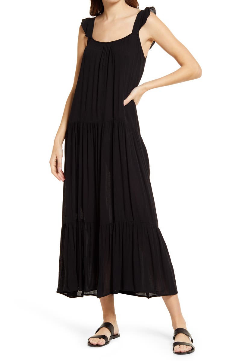 BB Dakota by Steve Madden BB Dakota Under the Sun Midi Dress, Main, color,