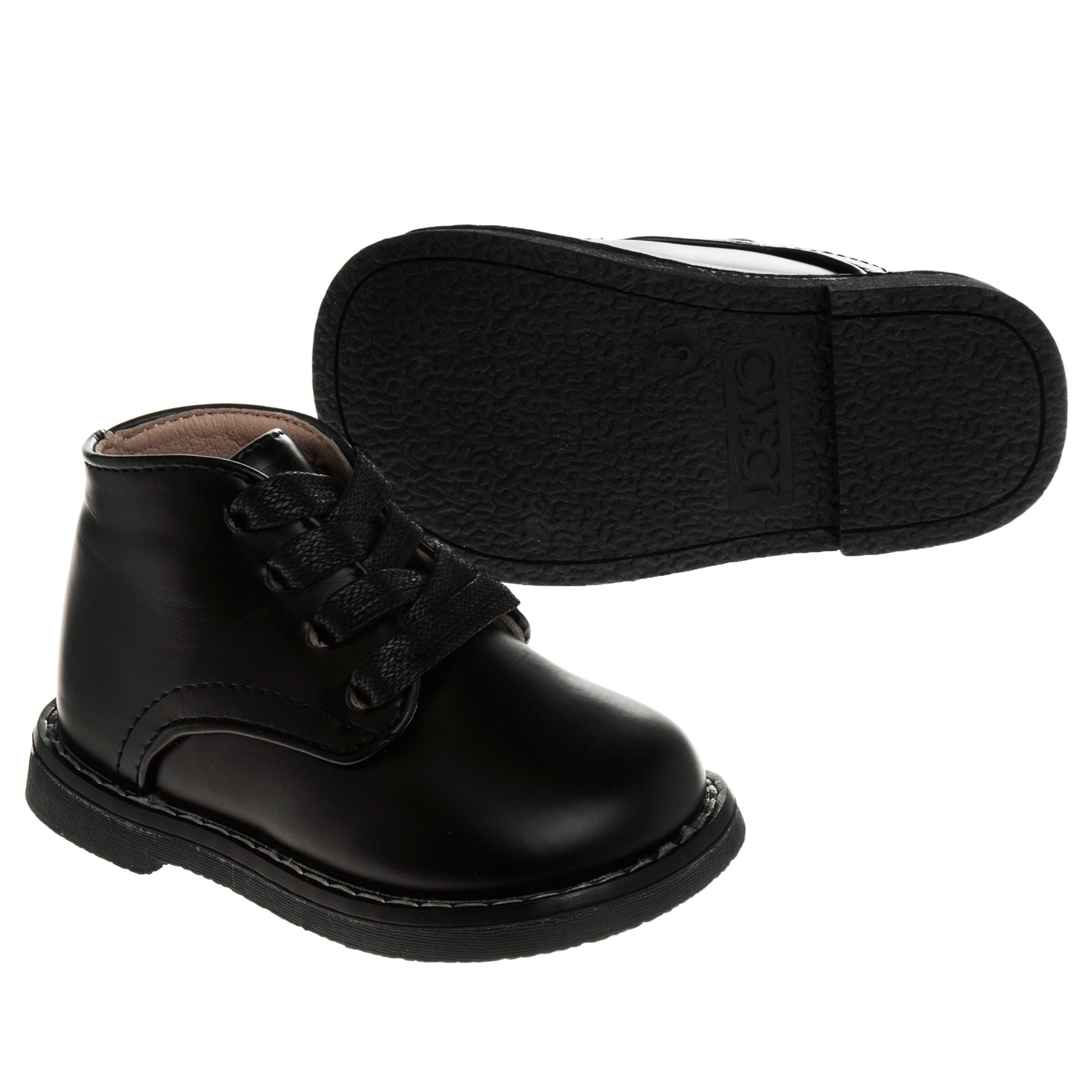 JOSMO Baby Unisex Walking Shoes, Alternate, color, Black