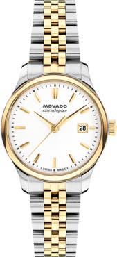 Movado Heritage Series Calendoplan Bracelet Watch