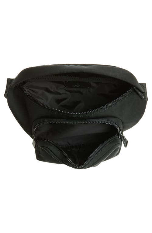 Moncler Durance Water Repellent Belt Bag In Black