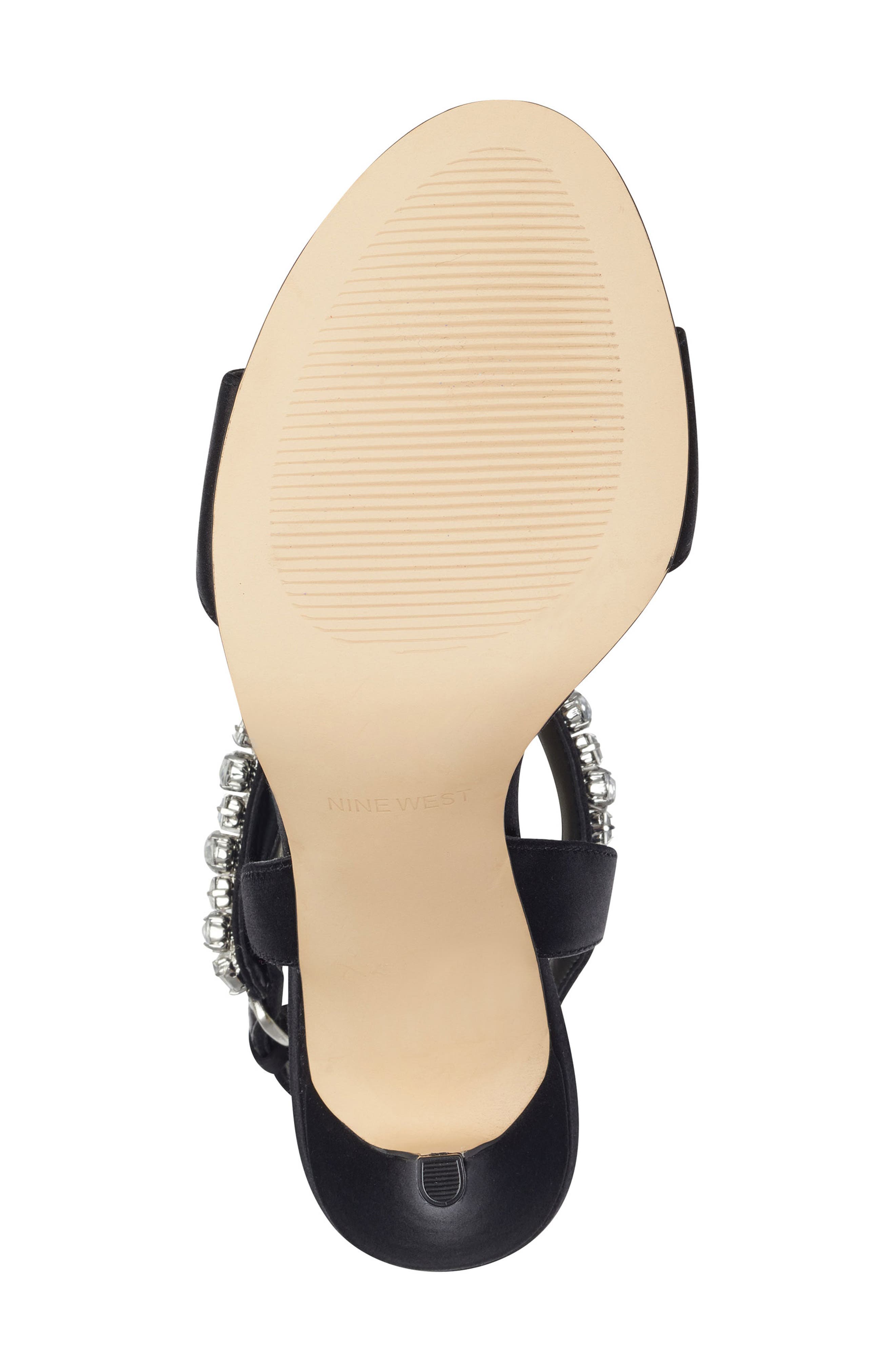Nine West Madison Crystal Embellished Sandal, Alternate, color, 