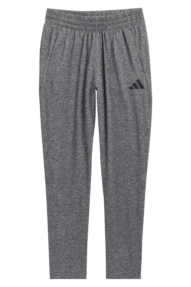 Kids' Basic Taper Leg Pants, Main, color, DARK GREY HEATHER