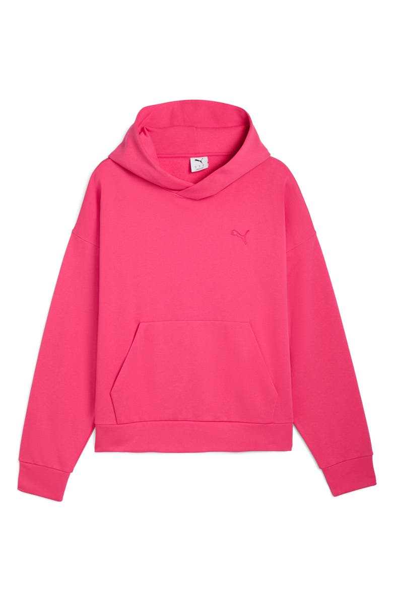 PUMA Boxy Essentials Hoodie, Alternate, color, Puma Pink
