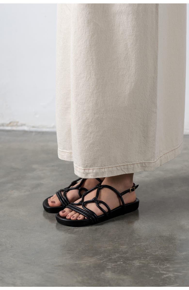 ALTA Flora Sandals, Alternate, color, Black