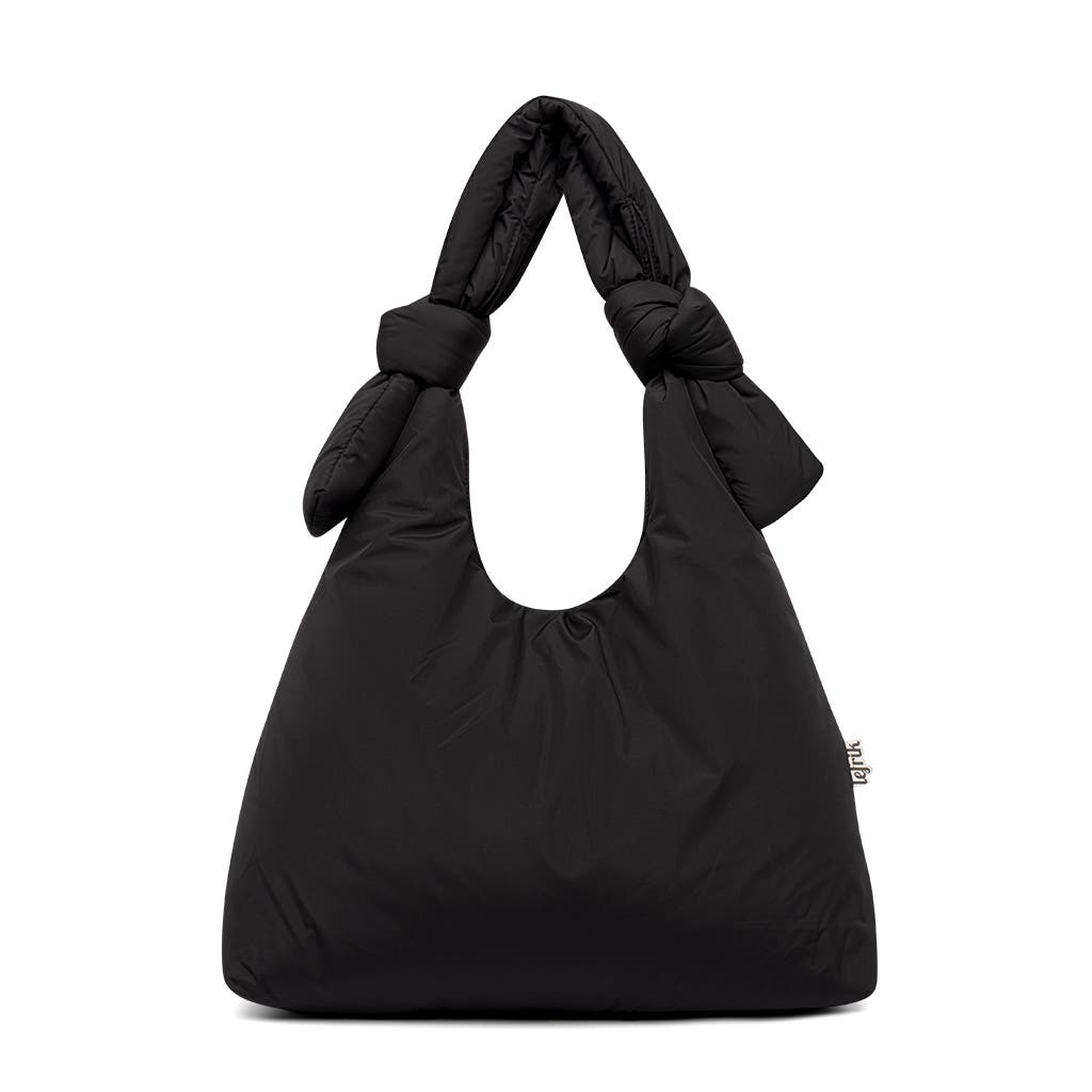 LEFRIK Biwa Puffy Bag, Main, color, Deep Black