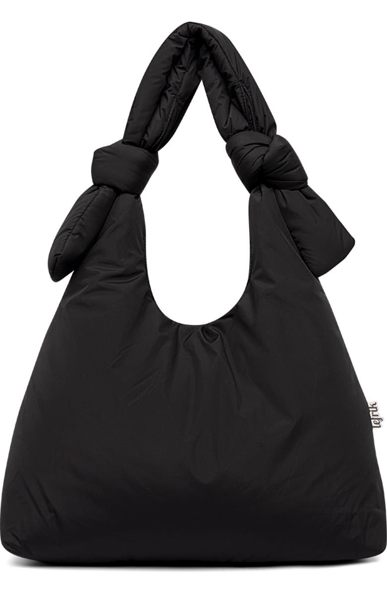 LEFRIK Biwa Puffy Bag, Main, color, Deep Black