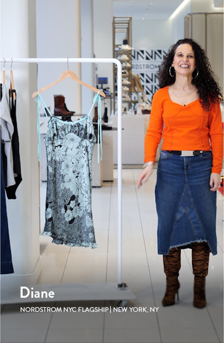 Retro Daisy Asymmetric Slipdress, sales video thumbnail