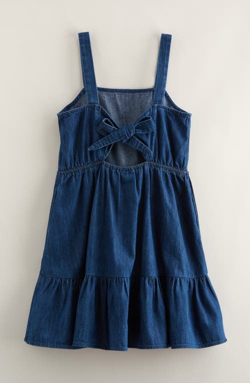 Nordstrom Kids' Bow Back Chambray Dress