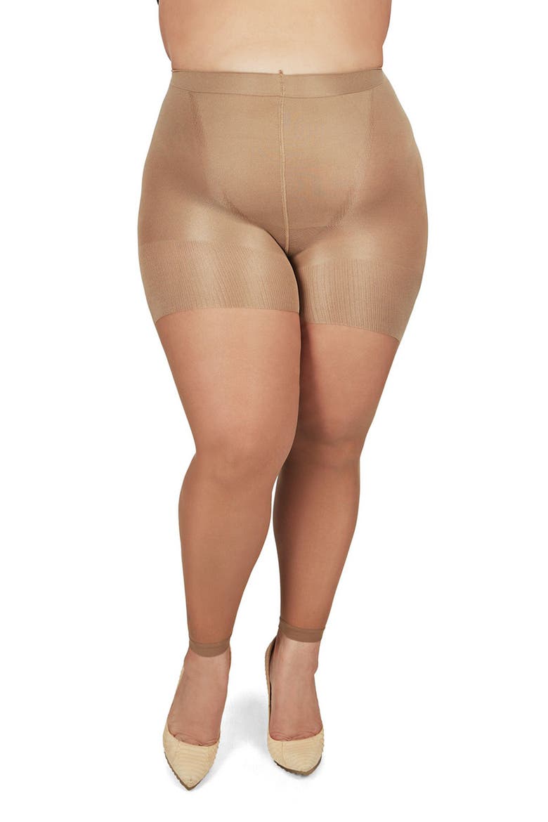 2-Pack Super Shaper Footless Sheers, Alternate, color, HONEY