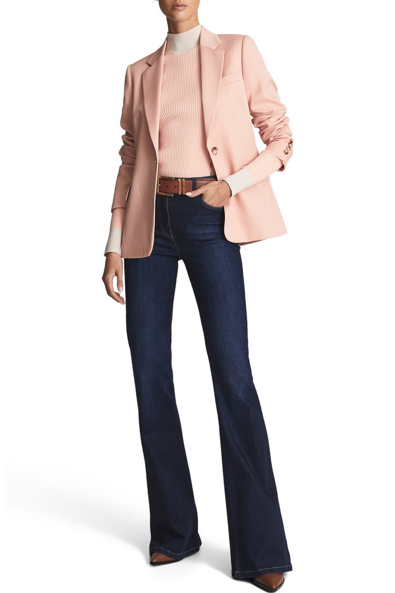 Coco One-Button Blazer, Alternate, color, PINK