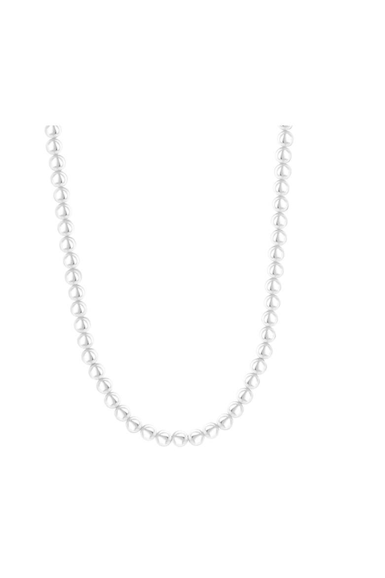 Sterling Silver Ball Necklace, Main, color, Silver