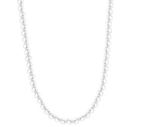 Donatello Gian Sterling Silver Ball Necklace In Silver