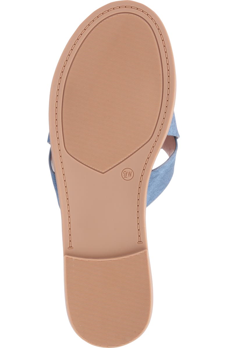 Fashion to Figure Tiana Slide Sandal - Wide Width, Alternate, color, Medium Blue
