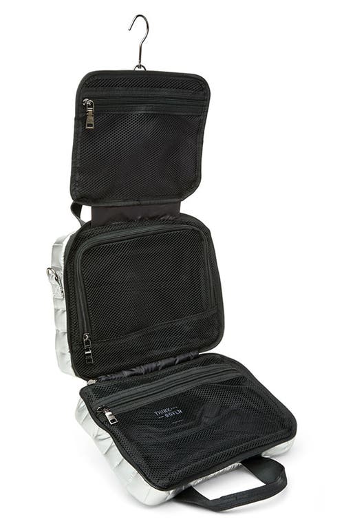 Think Royln Stowaway Travel Bag In Pearl Silver