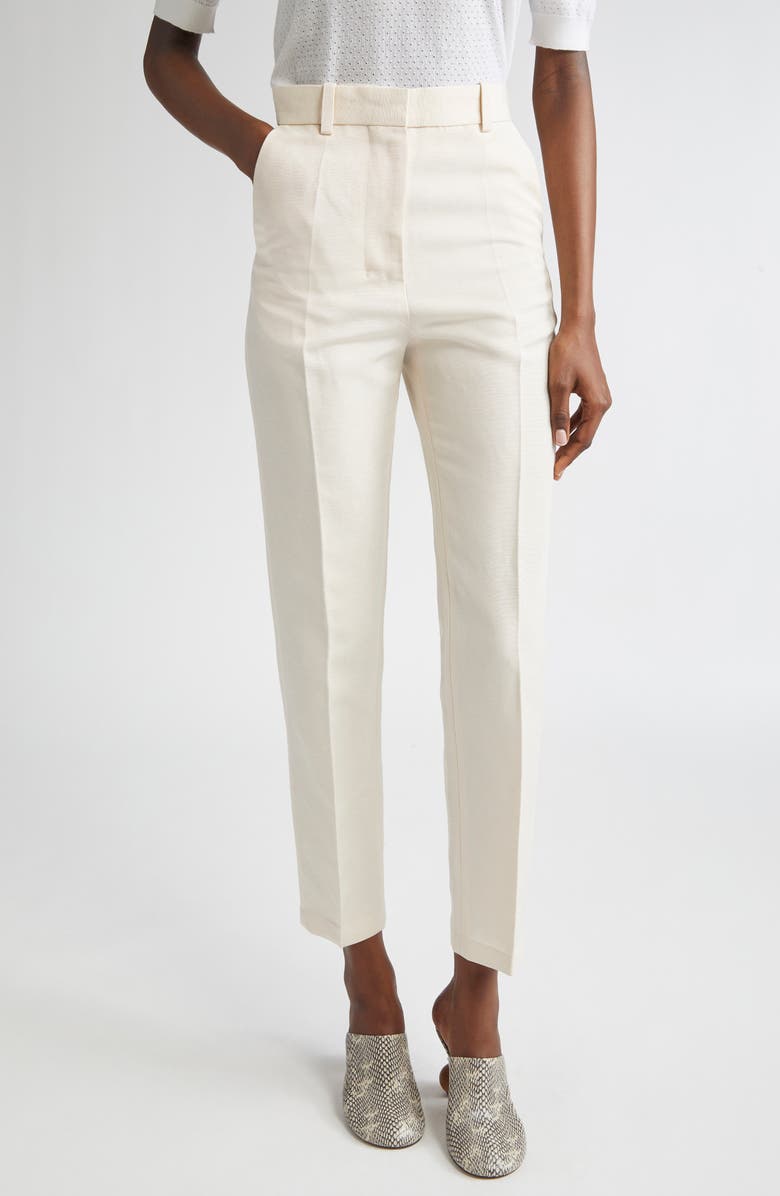 Jacquemus The Norma Creased Slim Trousers, Main, color, 
