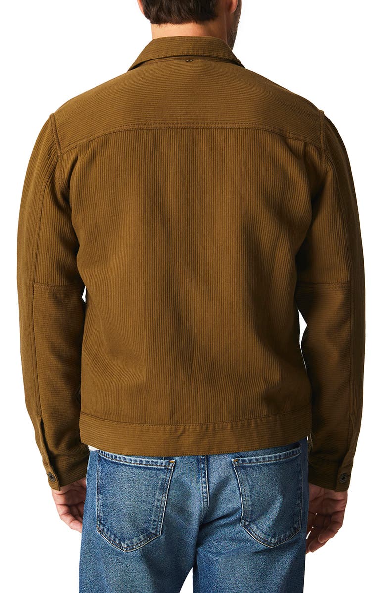 Billy Reid Linen Blend Cord Trucker Jacket, Alternate, color,