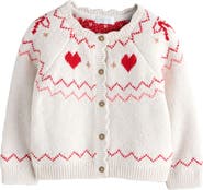 NEXT Kids' Argyle Stitch Cardigan