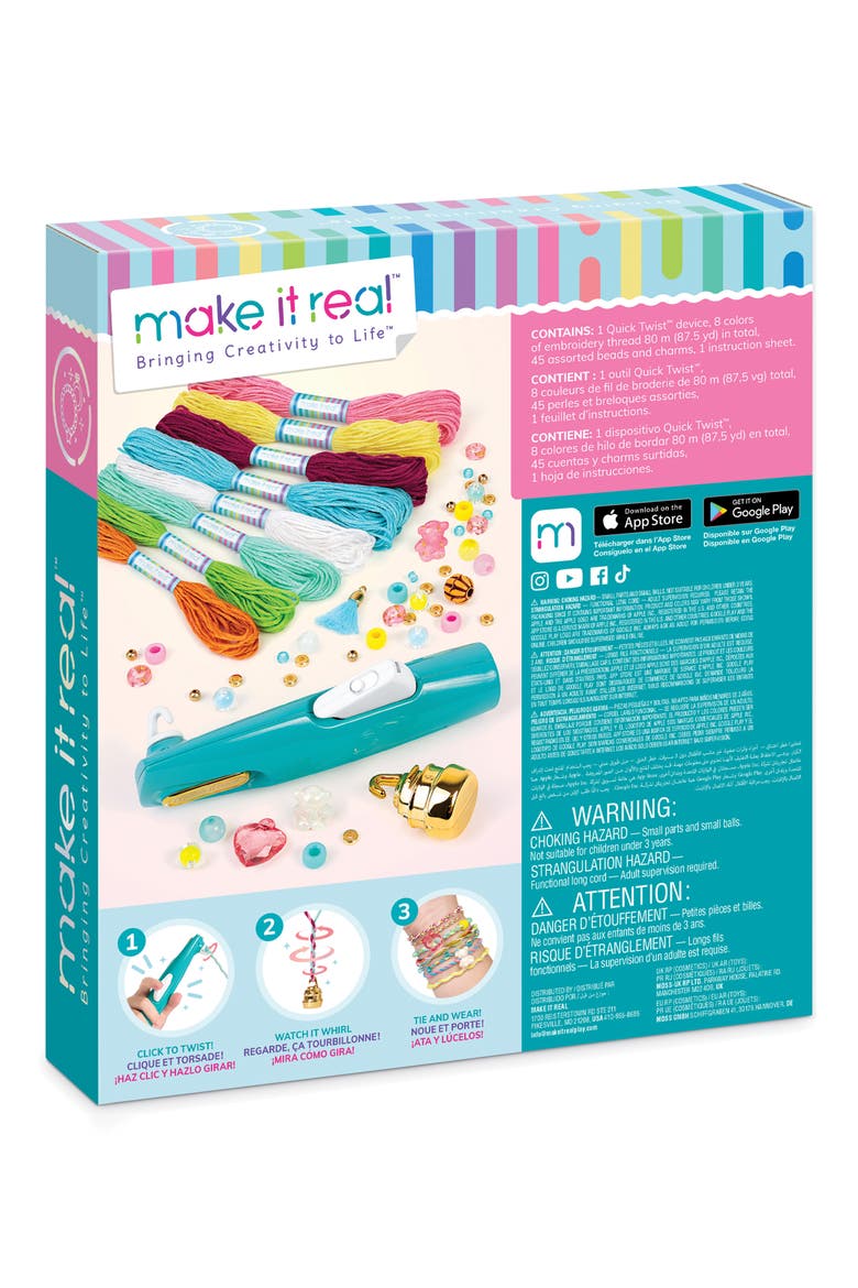Kids' Swift Twist Bracelet Maker, Alternate, color, MULTI