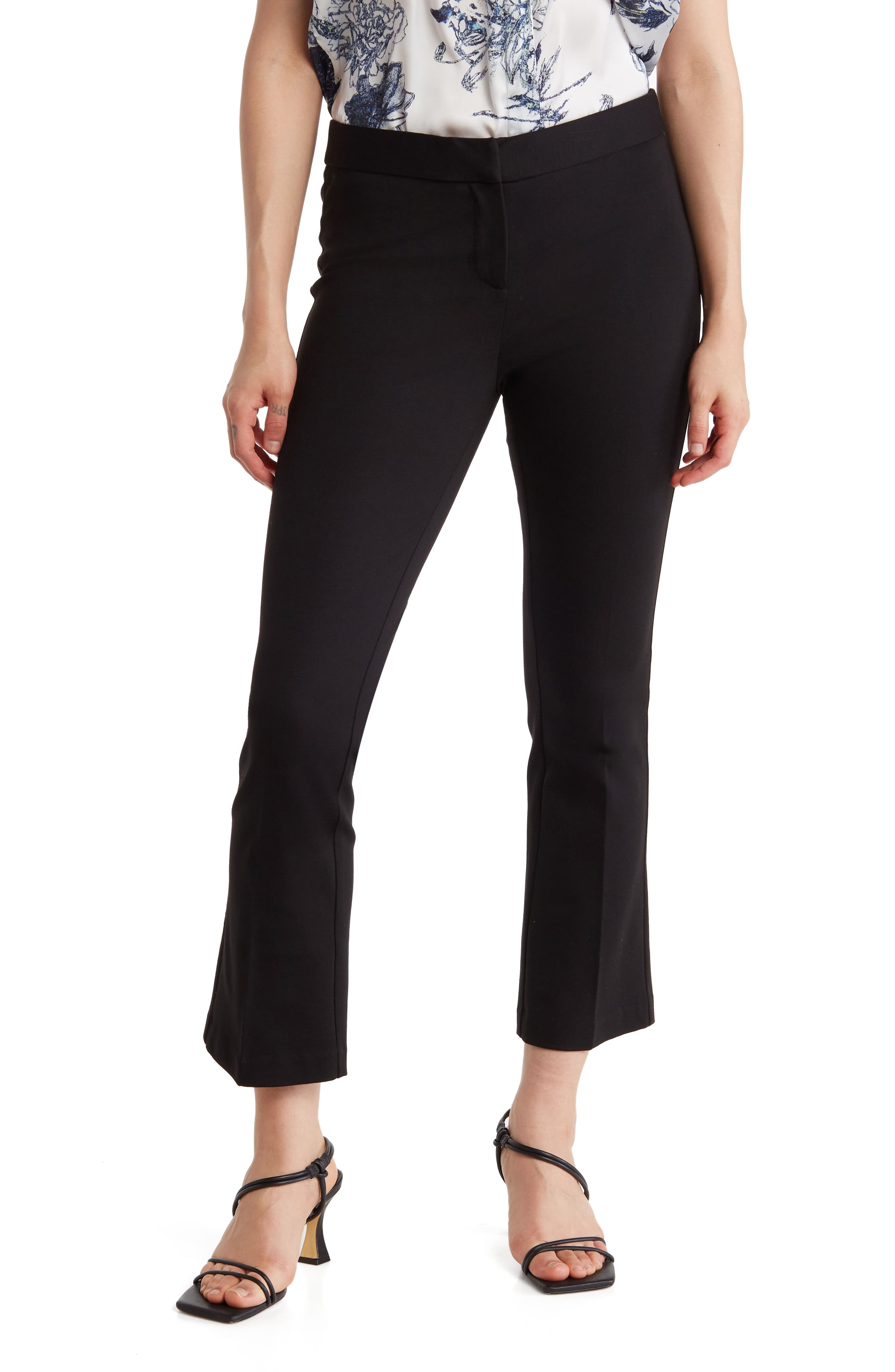 Amanda & Chelsea Ponte Ankle Crop Bootcut Pants