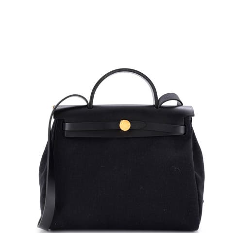 Herbag Zip Leather and Toile 31