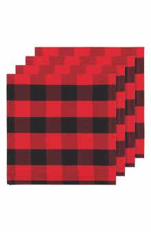 Set of 4 Buffalo Check Napkins