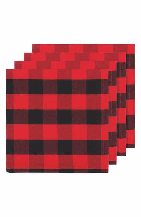 Set of 4 Buffalo Check Napkins