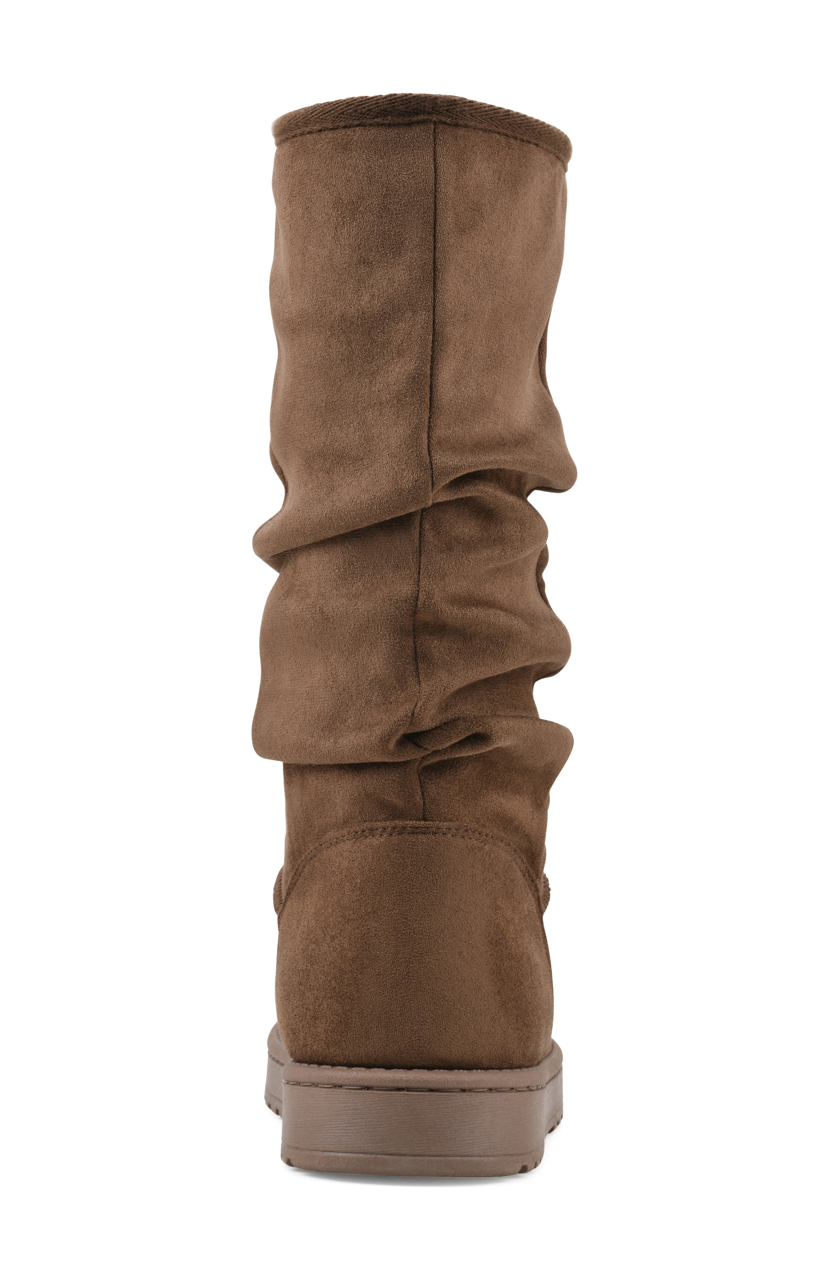 Icequake Faux Fur Lined Boot, Alternate, color, DK CHOCOLATE