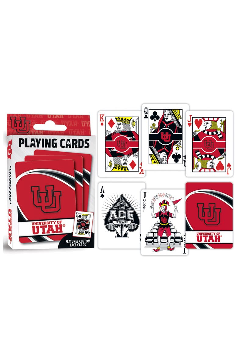 Utah Utes Playing Cards, Alternate, color, Multicolor