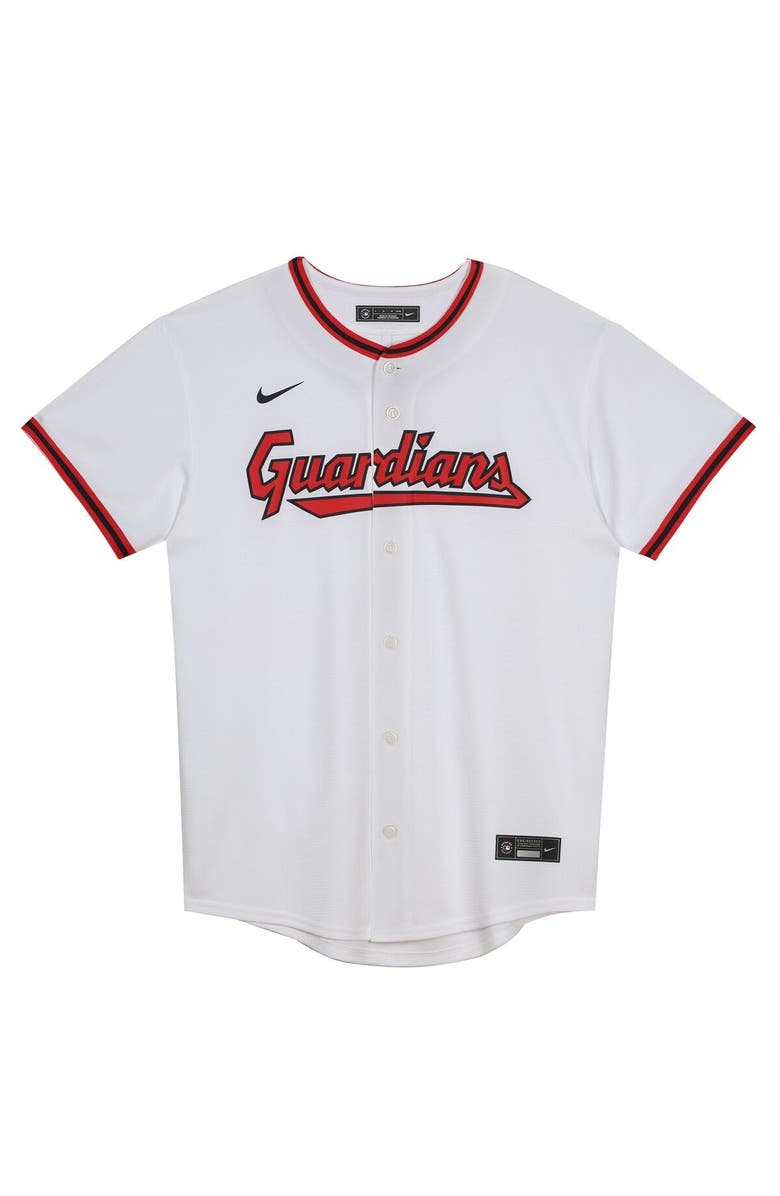 Nike Infant Nike White Cleveland Guardians Home Blank Replica Jersey, Alternate, color, 