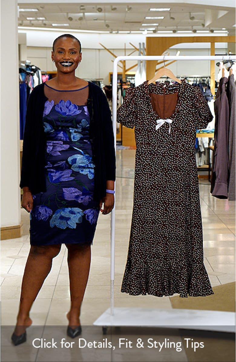 Knick Knack Ruffle Puff Sleeve Maxi Dress, sales video thumbnail