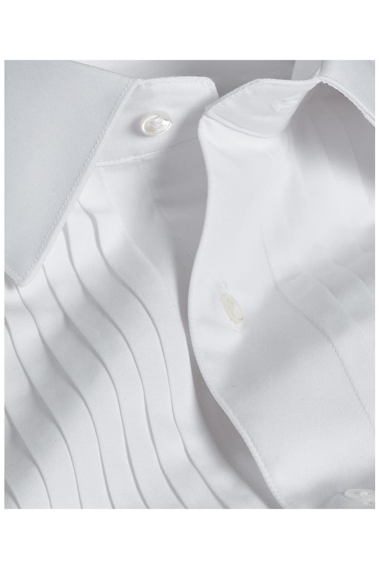 Formal Trim Fit Tuxedo Shirt, Alternate, color, WHITE