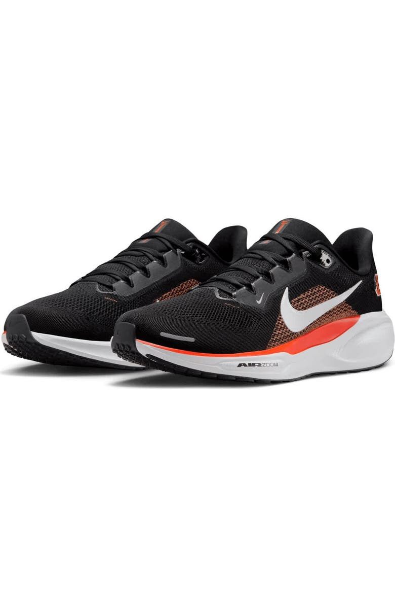 Nike Unisex Nike Black Cincinnati Bengals Air Zoom Pegasus 41 Sneakers, Alternate, color, Black