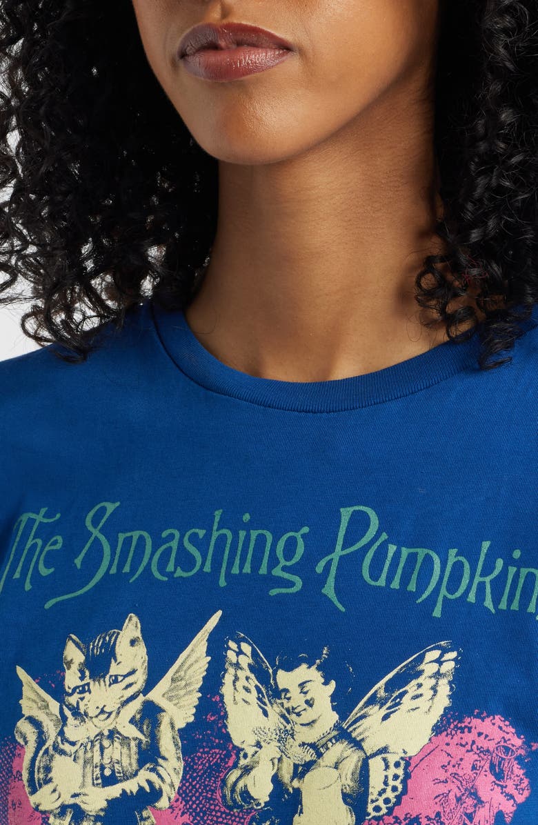 Merch Traffic Smashing Pumpkins Graphic Baby Tee, Alternate, color, Navy