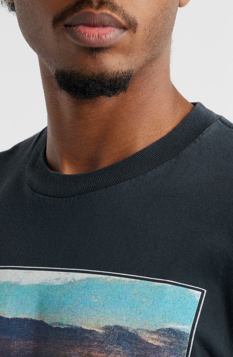 ONE OF THESE DAYS In Another Time Graphic T-Shirt, Alternate, color, Washed Black