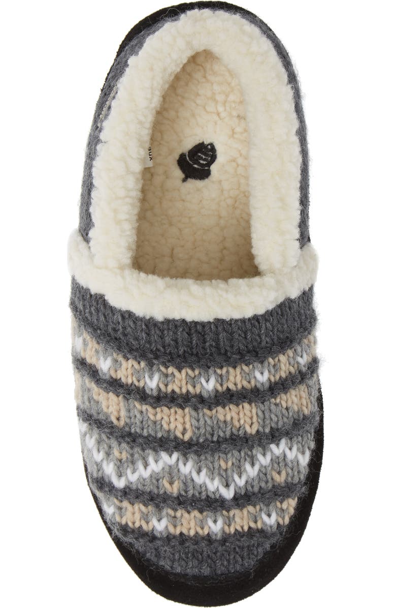 Acorn Nordic Faux Fur Moc Slipper, Alternate, color,