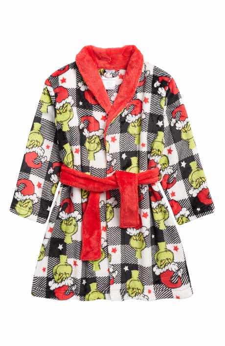 KOMAR Kids' Grinch Wrap Robe