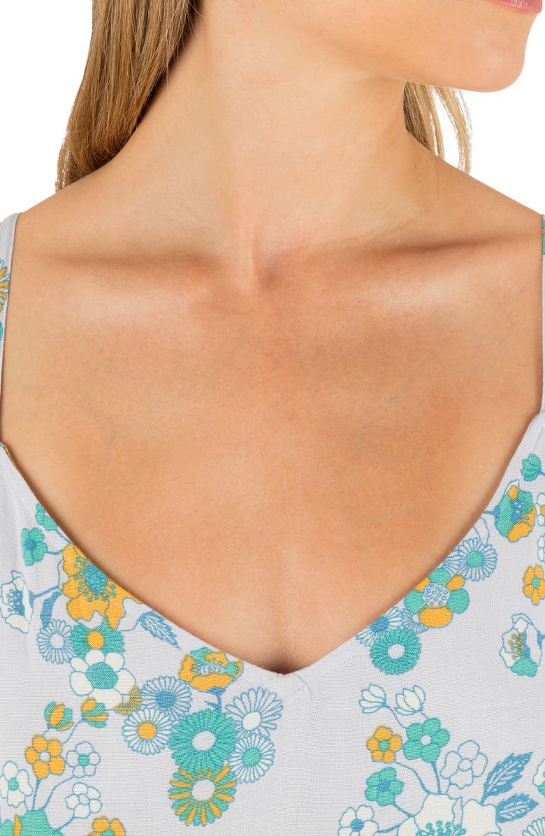 Hurley Beverly Open Back Slip Sundress, Alternate, color, Iceland