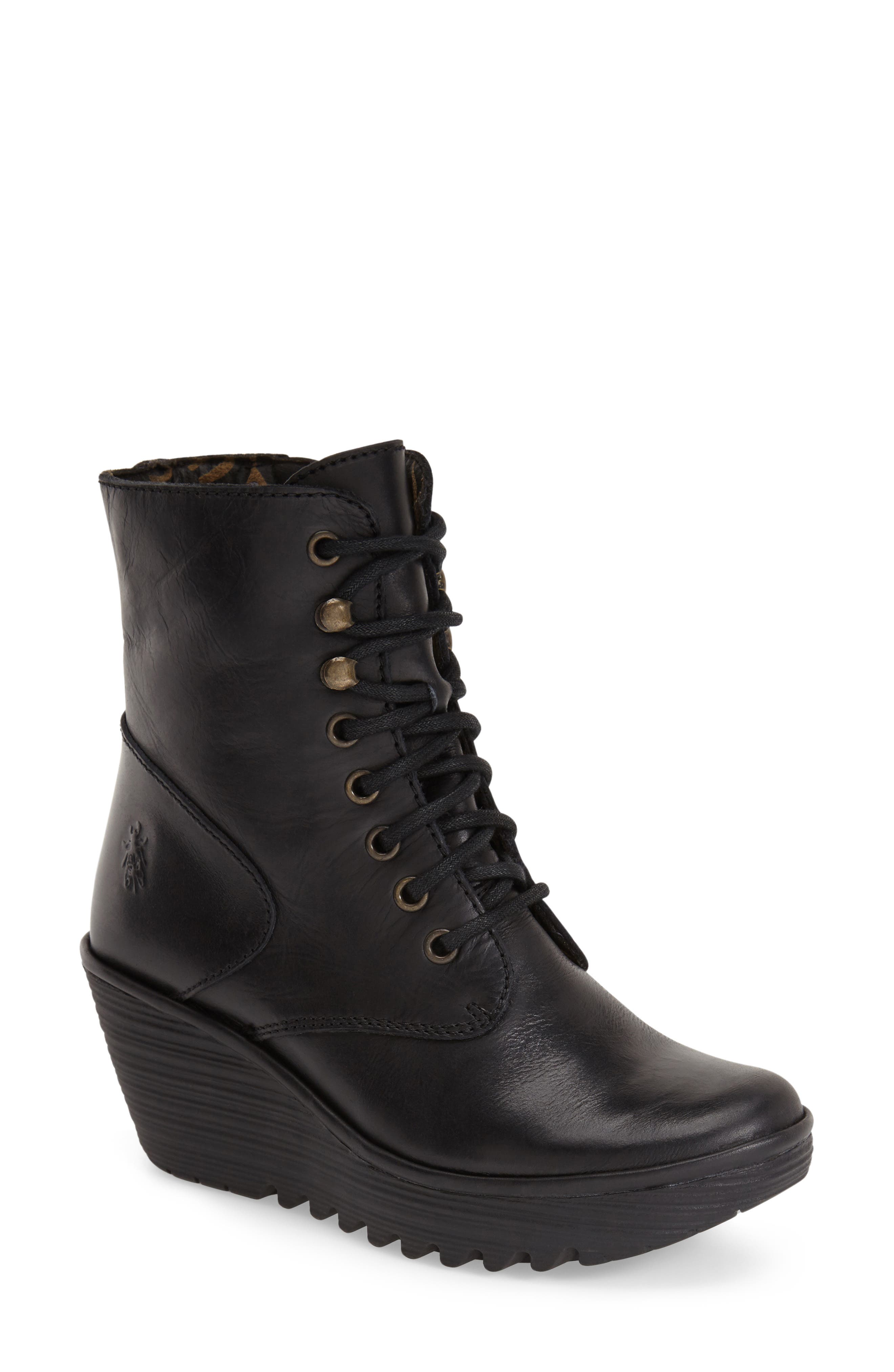 Fly London 'Ygot' Platform Wedge Boot, Main, color, 