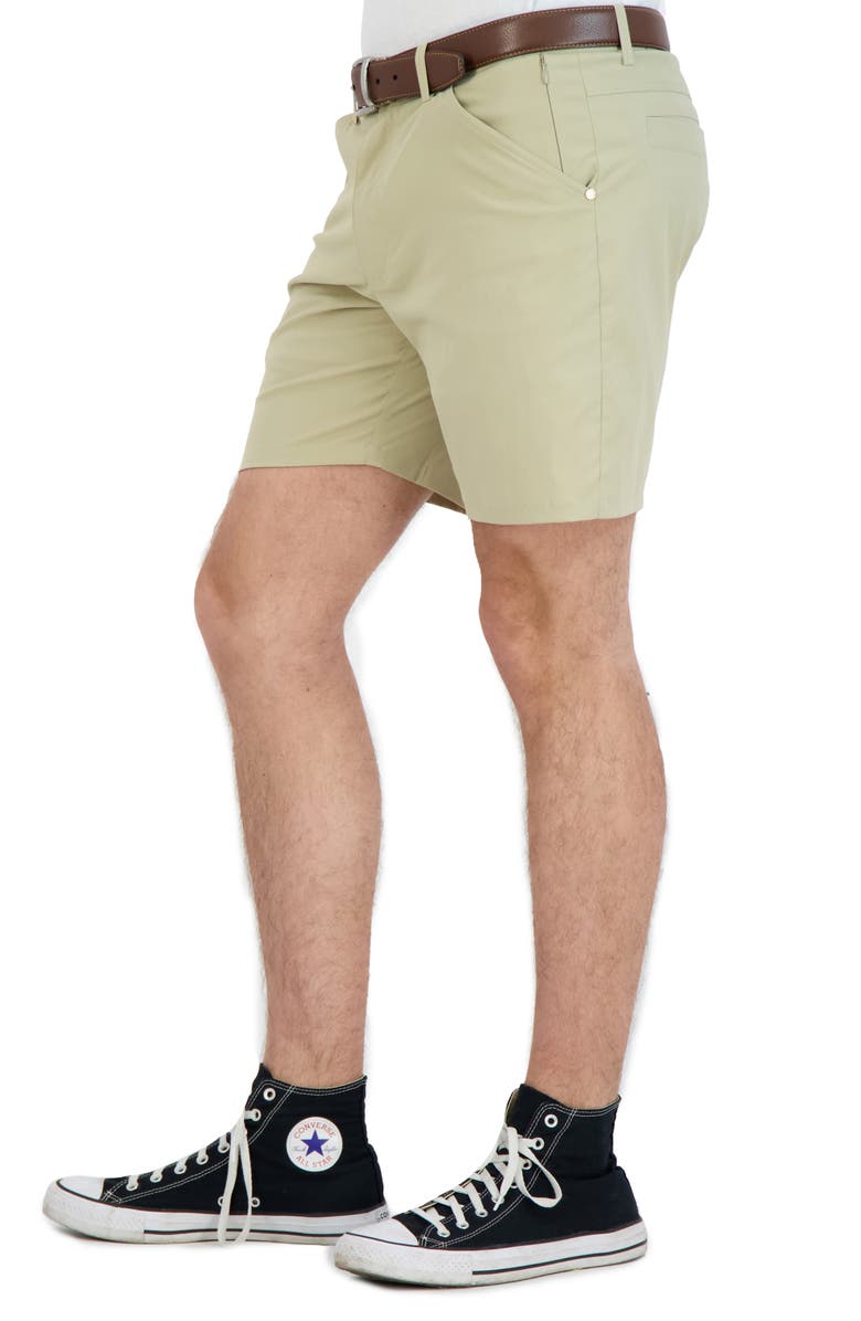 LEVINAS Everyday Stretch Chino Shorts, Alternate, color, Khaki