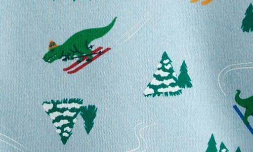 Tucker + Tate Print Fleece Sweatshirt & Sweatpants Set In Blue