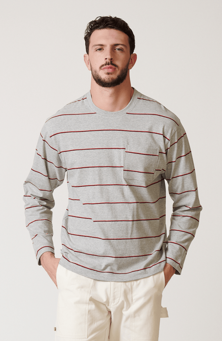 LEISURE LAB Wolf Long Sleeve Box T, Alternate, color, Wolf