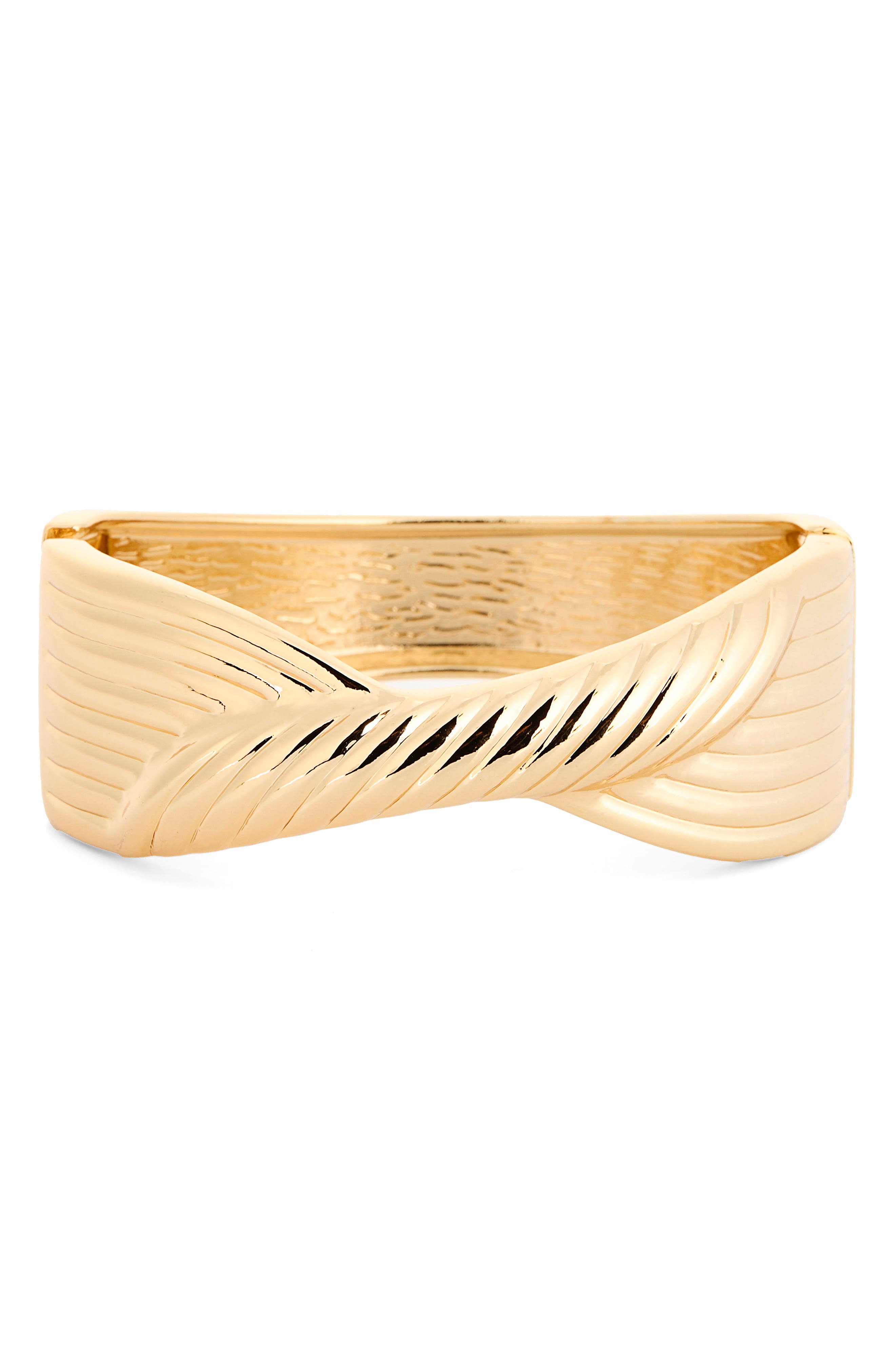 Textured Bold Hinge Bracelet