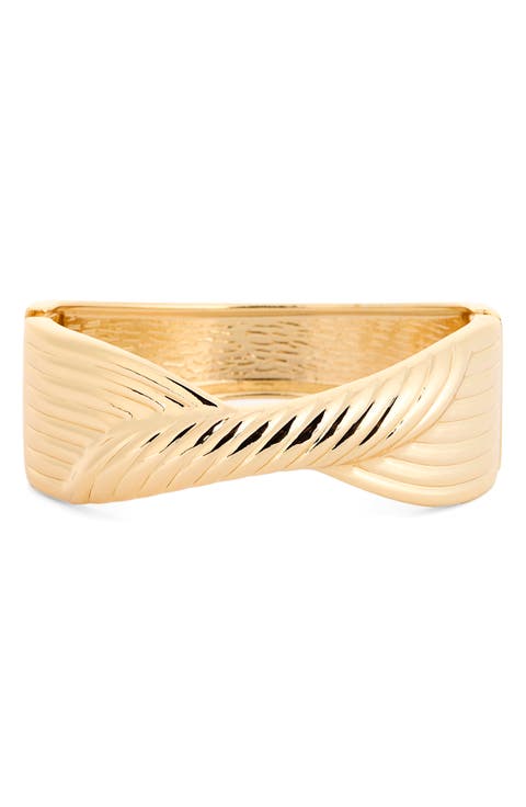 Textured Bold Hinge Bracelet