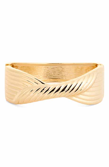 Textured Bold Hinge Bracelet