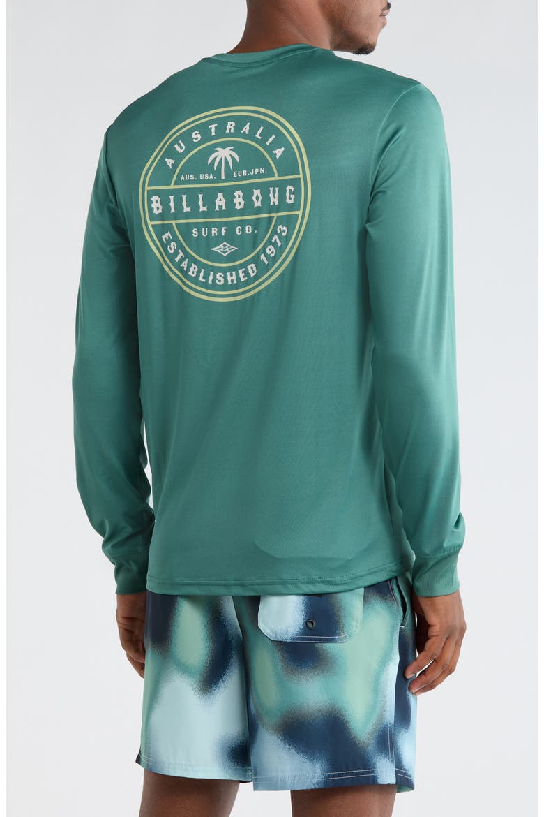 Coronado Crew Long Sleeve Rashguard, Alternate, color, BLUE ATOLI