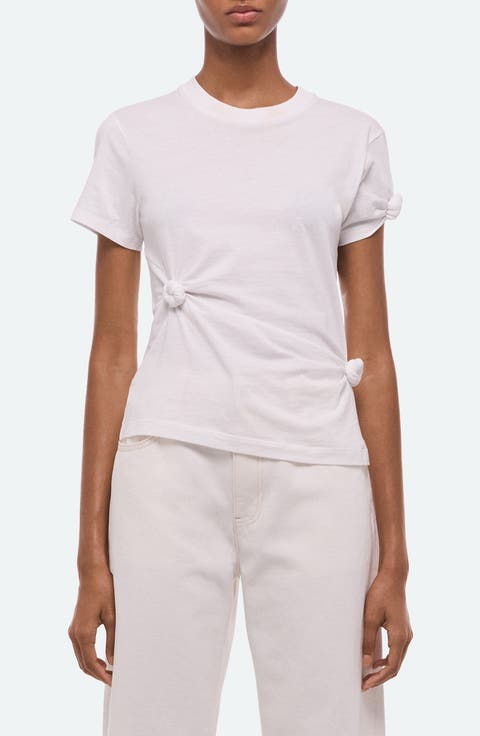 Knot Detail Cotton Baby Tee