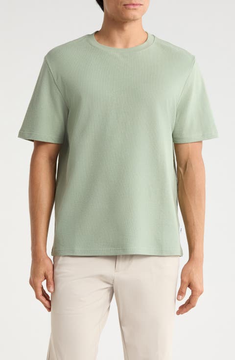 Dean Boxy Textured Organic Cotton T-Shirt