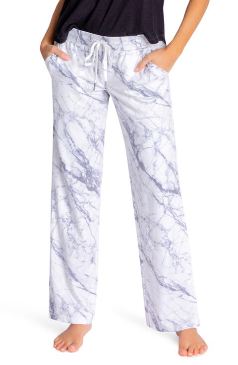 Marble Fleece Lounge Pants